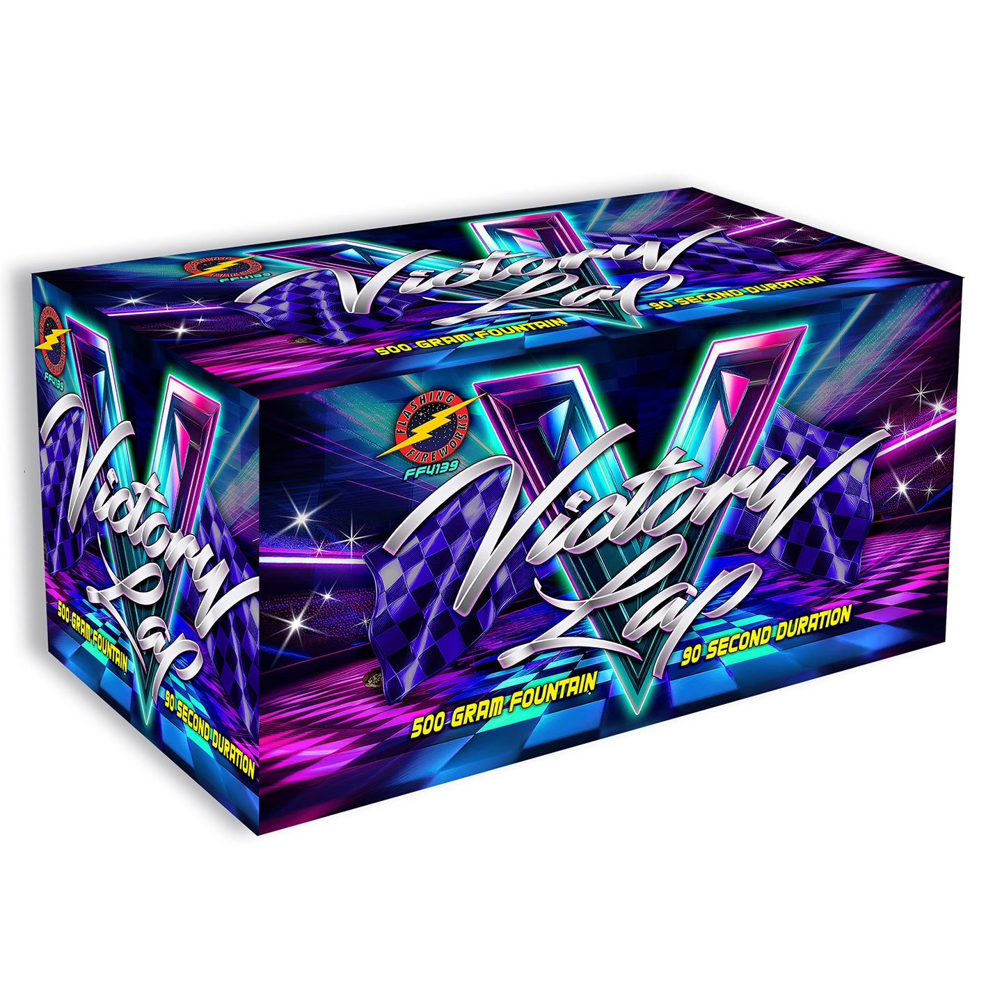 Victory Lap 500 Gram Fountain | Fountains | Flashing Fireworks
