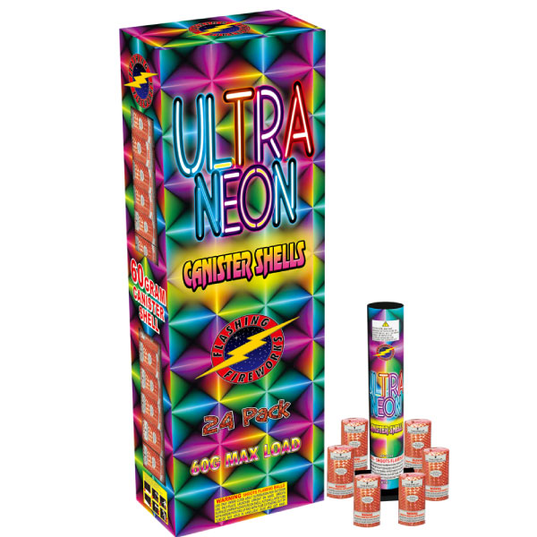 Ultra Neon Canister Shell | Artillery Shells | Flashing