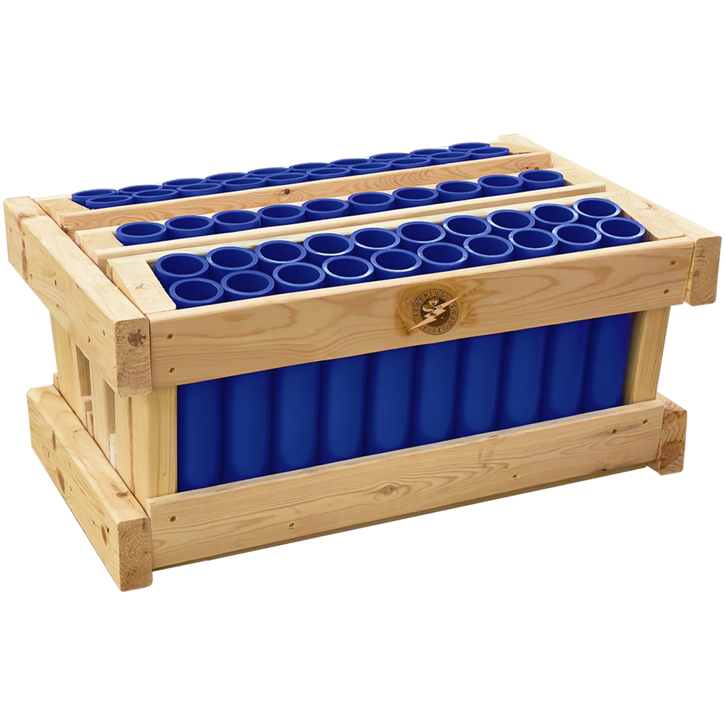 Shooter Rack 50-Tube Shooter Rack | Artillery | Flashing Fireworks