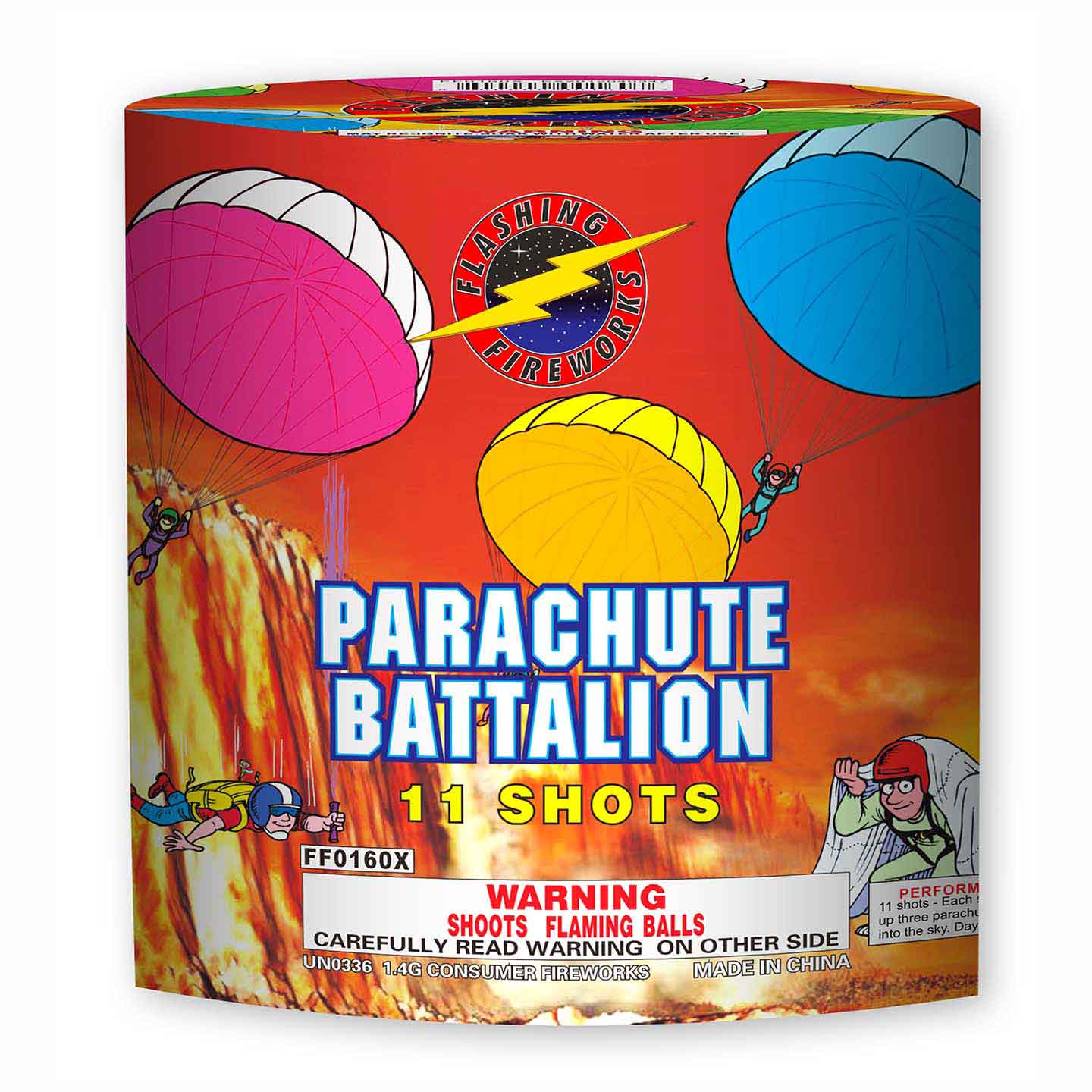 Parachute Battalion | Parachutes | Flashing Fireworks