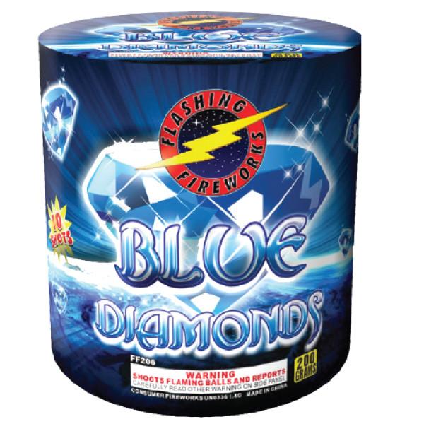 Blue Diamonds by Flashing Fireworks Wholesale