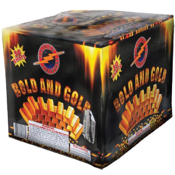 Bold and Gold by Flashing Fireworks Wholesale