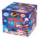 Red White and Blue Salute by Flashing Fireworks Wholesale