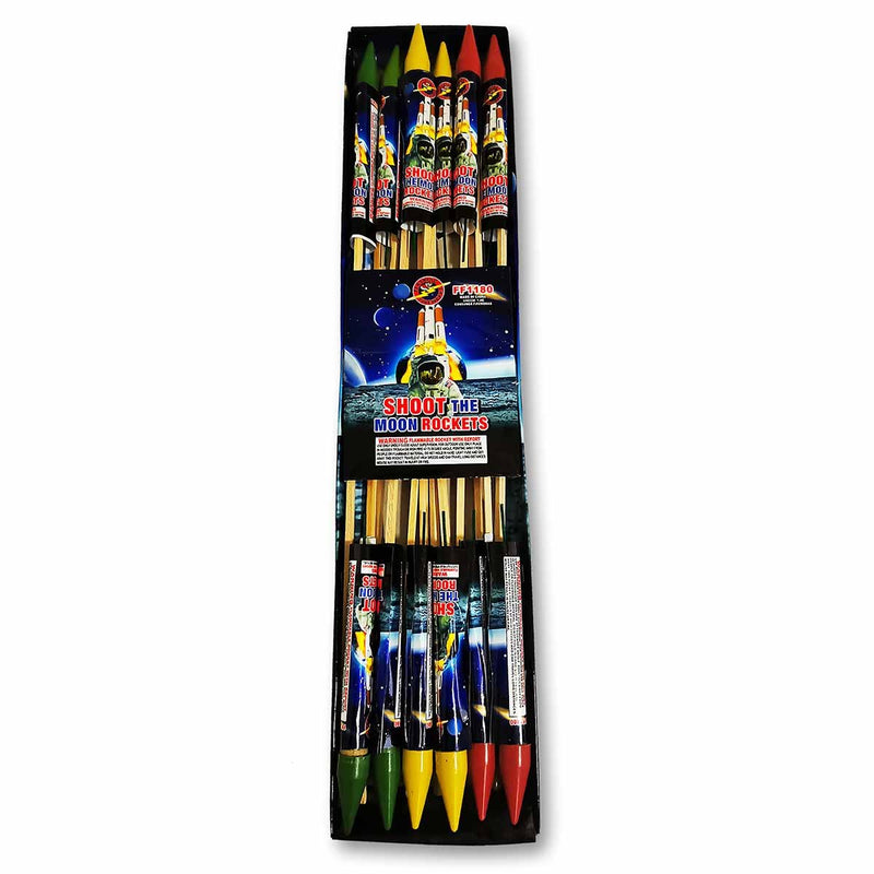 Shoot the Moon Rockets by Flashing Fireworks Wholesale Not for Nebraska sales