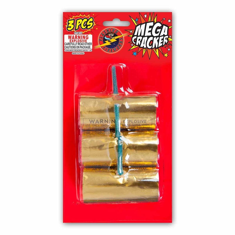 Mega Cracker by Flashing Fireworks Wholesale
