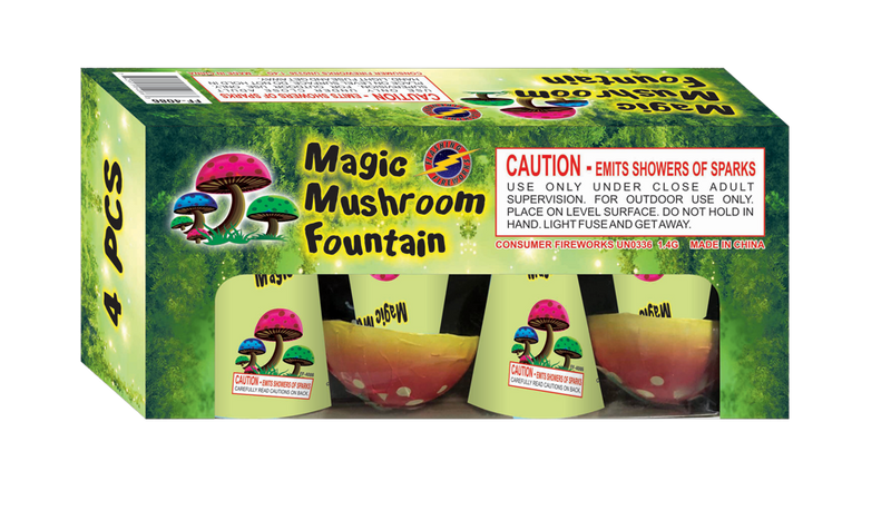 Magic Mushroom Fountain by Flashing Fireworks Wholesale
