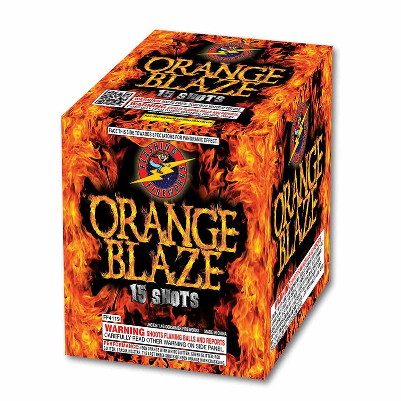 Orange Blaze by Flashing Fireworks Wholesale