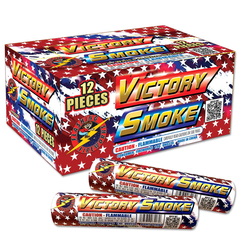 Victory Smoke - Red White and Blue by Flashing Fireworks Wholesale