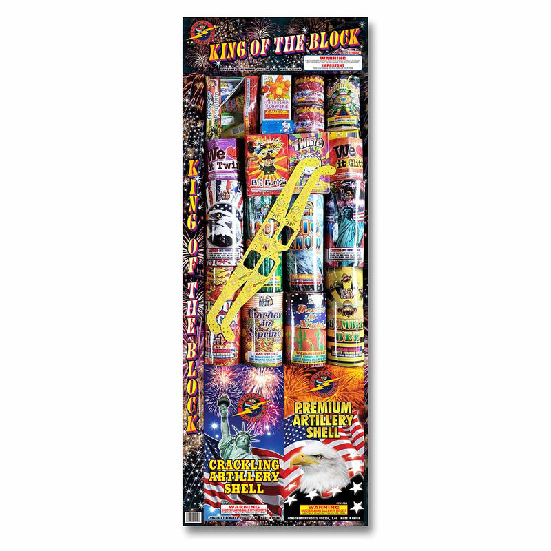 King of the Block Assortment by Flashing Fireworks Wholesale