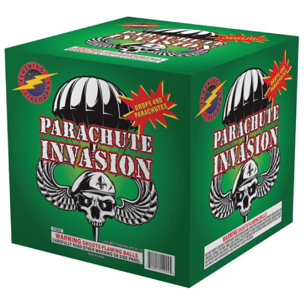 Parachute Invasion - 490 Parachutes by Flashing Fireworks Wholesale