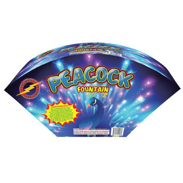 Peacock Fountain by Flashing Fireworks Wholesale
