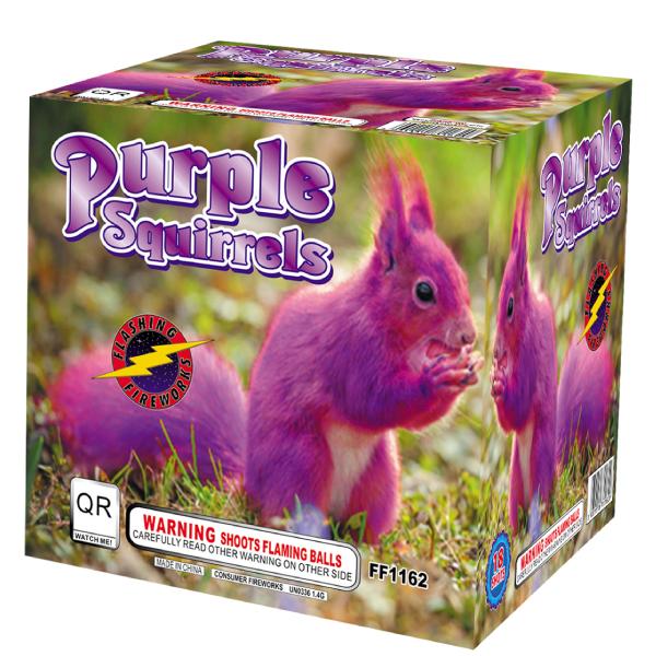 Purple Squirrels by Flashing Fireworks Wholesale