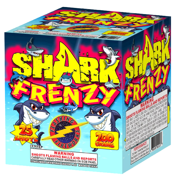 Shark Frenzy | Cakes | Flashing Fireworks