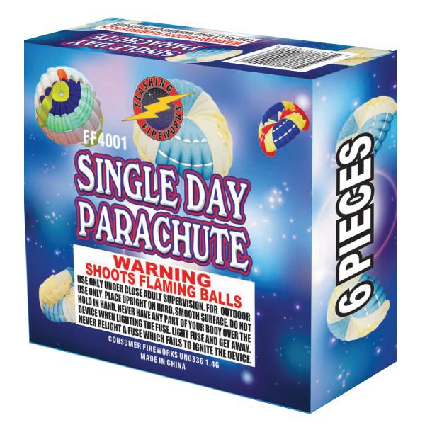 Single Day Parachute by Flashing Fireworks Wholesale