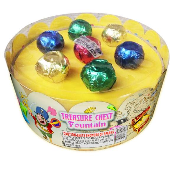 Treasure Chest Fountain by Flashing Fireworks Wholesale