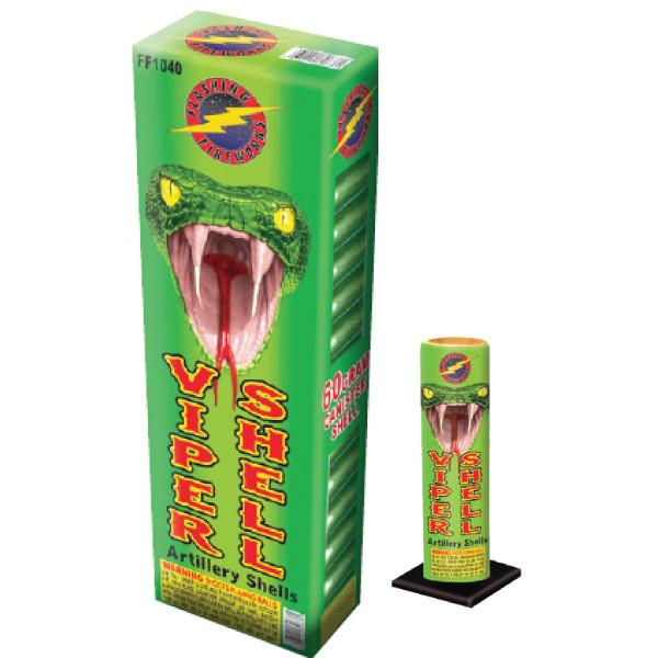 Viper Shell Artillery by Flashing Fireworks Wholesale