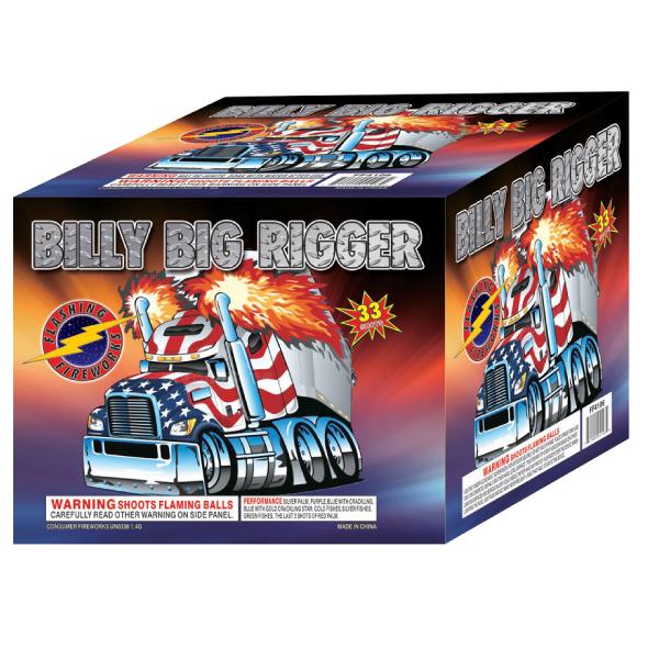 Billy Big Rigger by Flashing Fireworks Wholesale
