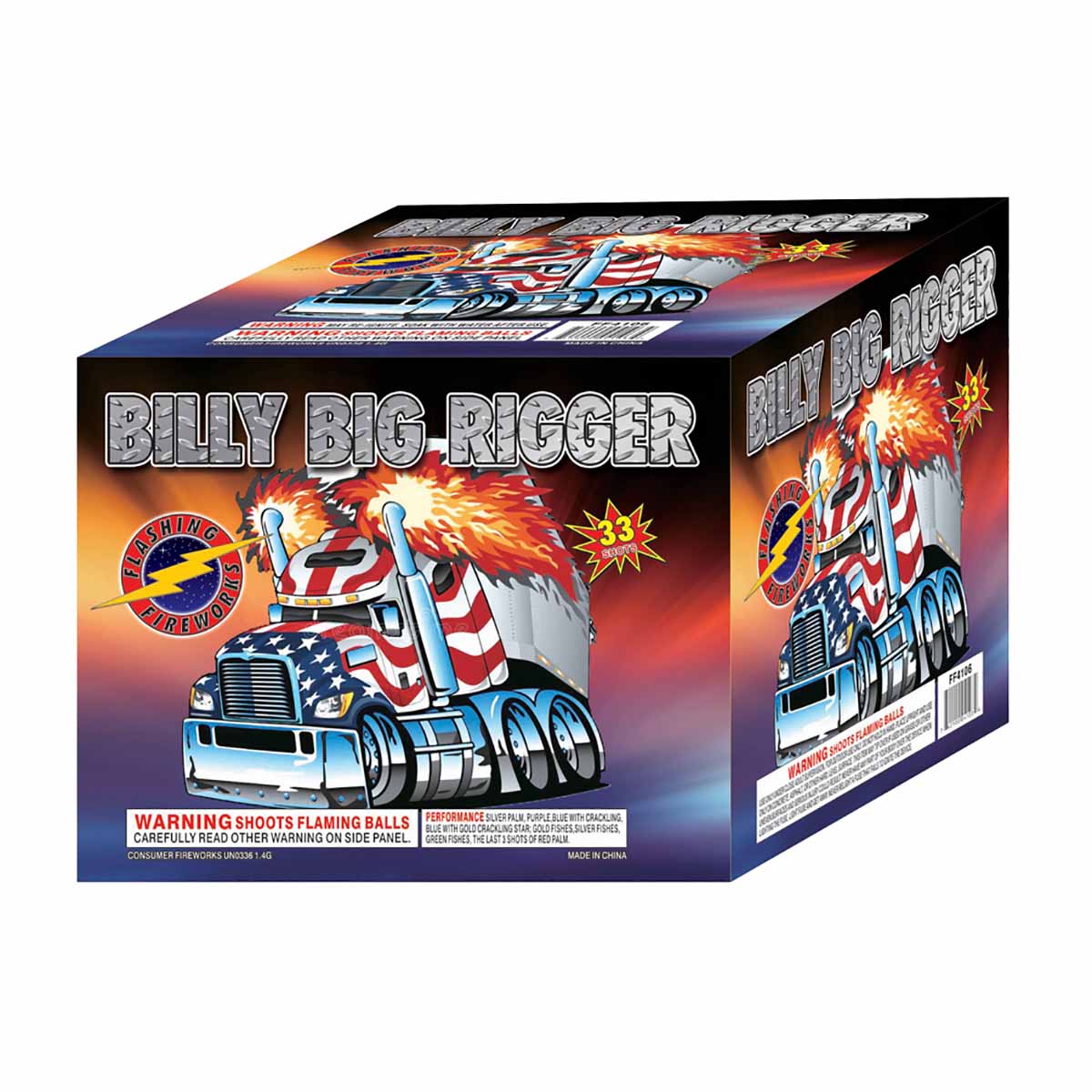 Billy Big Rigger | Cakes | Flashing Fireworks