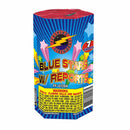 Blue Stars with Report by Flashing Fireworks Wholesale