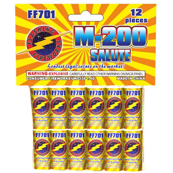 M-200 Salute by Flashing Fireworks Wholesale