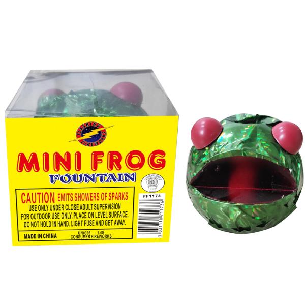 Mini Frog Fountain by Flashing Fireworks Wholesale