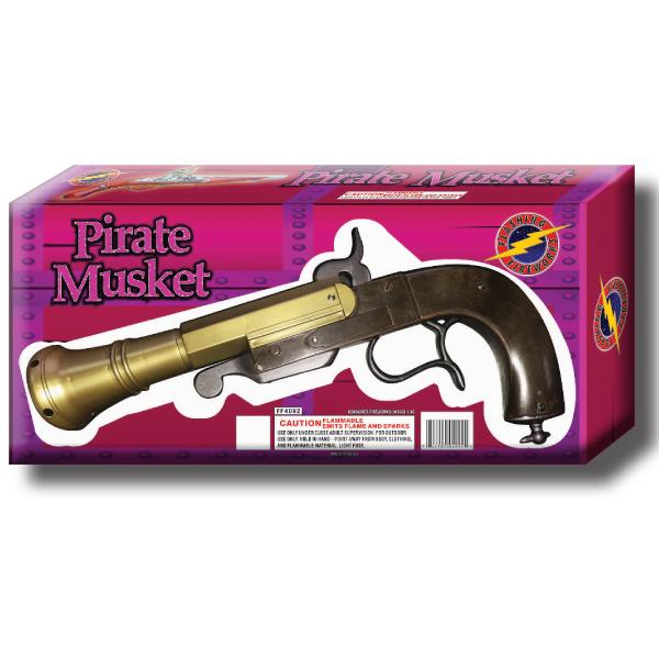 Pirate Musket by Flashing Fireworks Wholesale