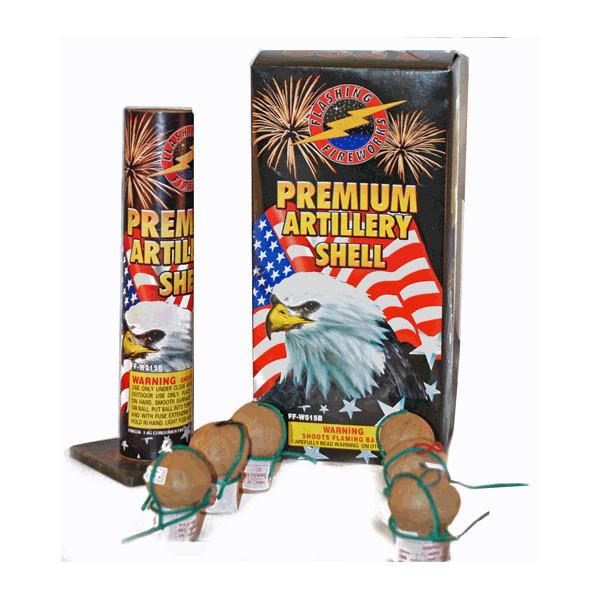 Premium Artillery Shell by Flashing Fireworks Wholesale