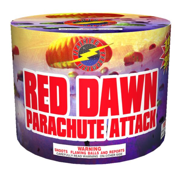 Red Dawn Parachute Attack by Flashing Fireworks Wholesale
