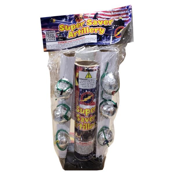Super Saver Artillery Shells by Flashing Fireworks Wholesale