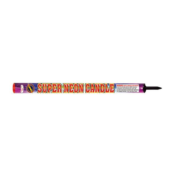 Super Neon Roman Candle by Flashing Fireworks Wholesale